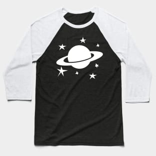 Minimal Space Scene Baseball T-Shirt